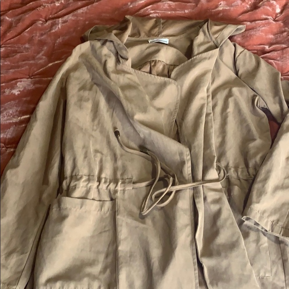 Light tan suede jacket